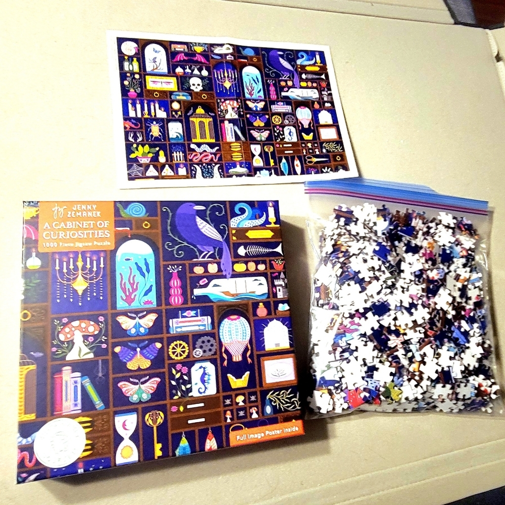 Colorful Cabinet of Curiosities 1000 Pc Jigsaw Puzzle